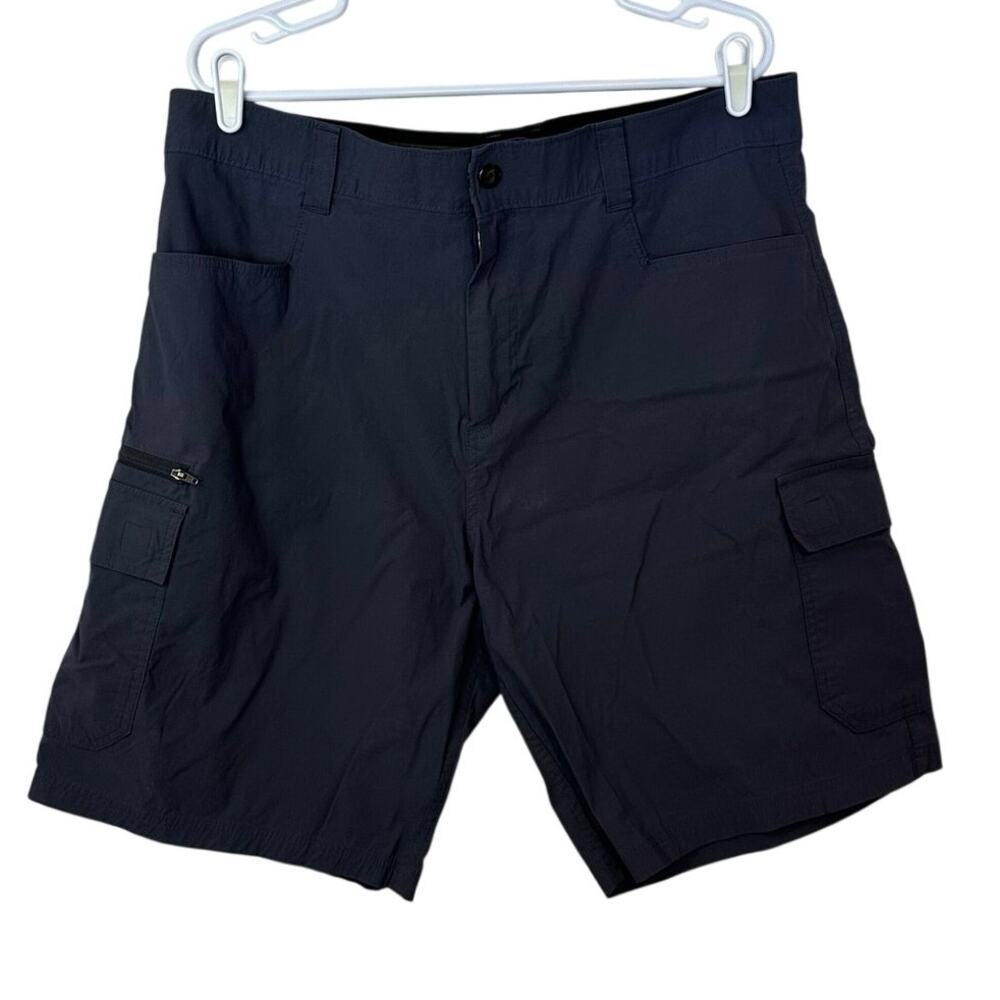 Orvis Men's Tech Cargo Shorts Size 38‎ Pockets Stretch Gorpcore Outdoor Hiking